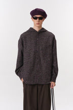 Twilight Texture Hooded Overshirt