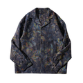 Navy Botanical Paisley Overshirt