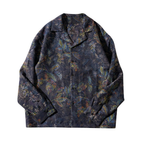 Navy Botanical Paisley Overshirt