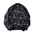 Navy Cord Embroidered  Bomber