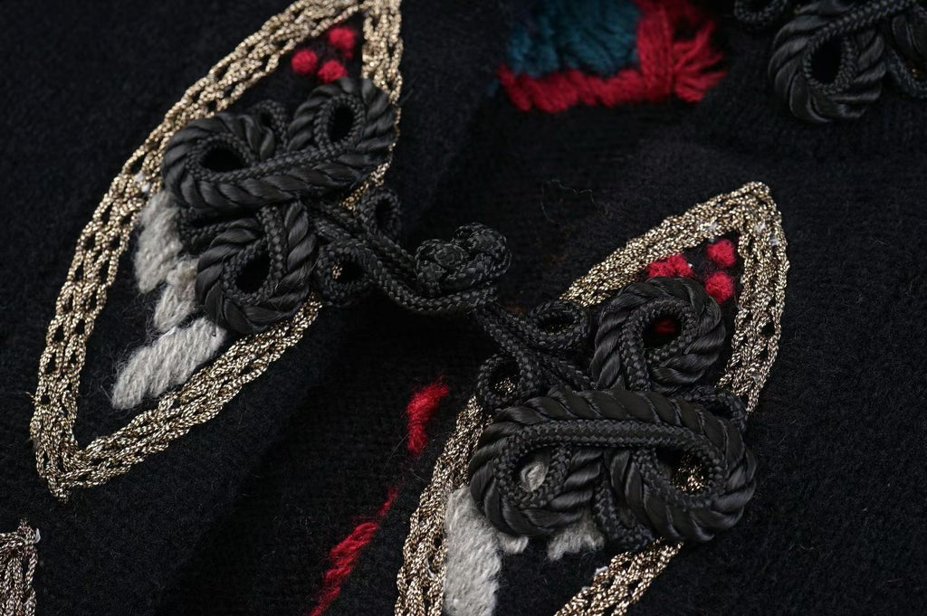 The Tashi Signature Handcrafted Floral Jacket