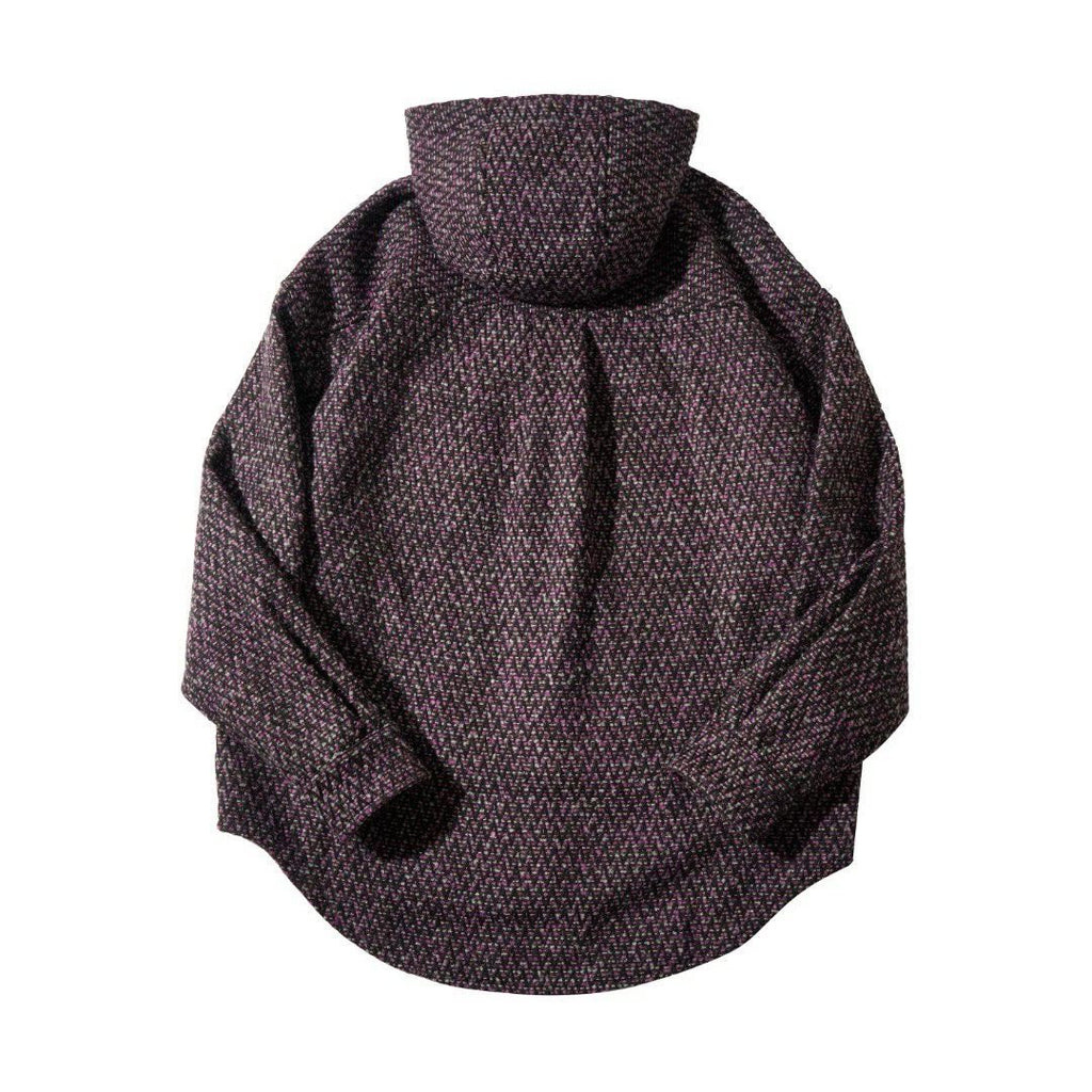 Twilight Texture Hooded Overshirt