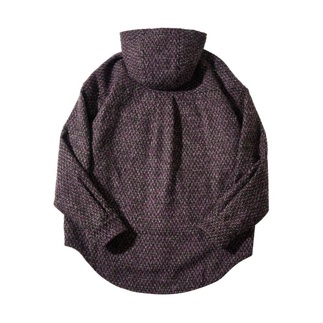 Twilight Texture Hooded Overshirt