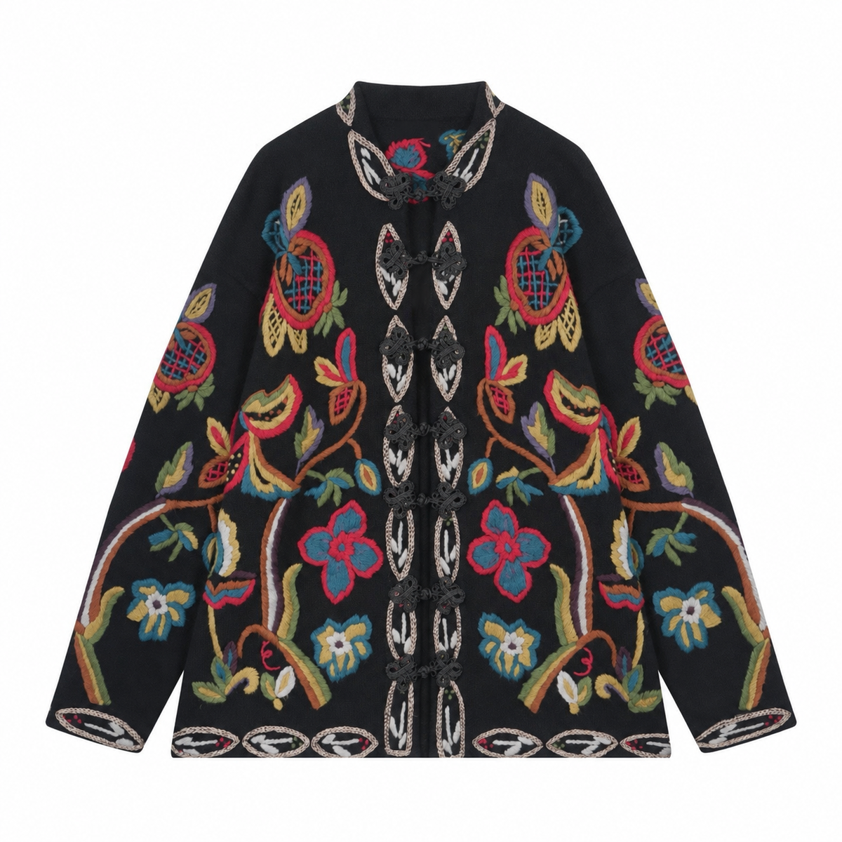 The Tashi Signature Handcrafted Floral Jacket