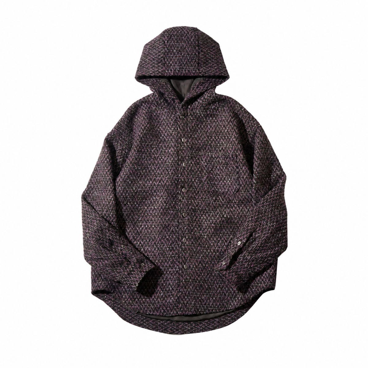 Twilight Texture Hooded Overshirt