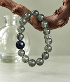 Evergreen Night Beaded Bracelet