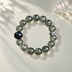 Evergreen Night Beaded Bracelet