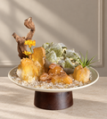 Golden Peaks · Crystal Diffuser Bonsai