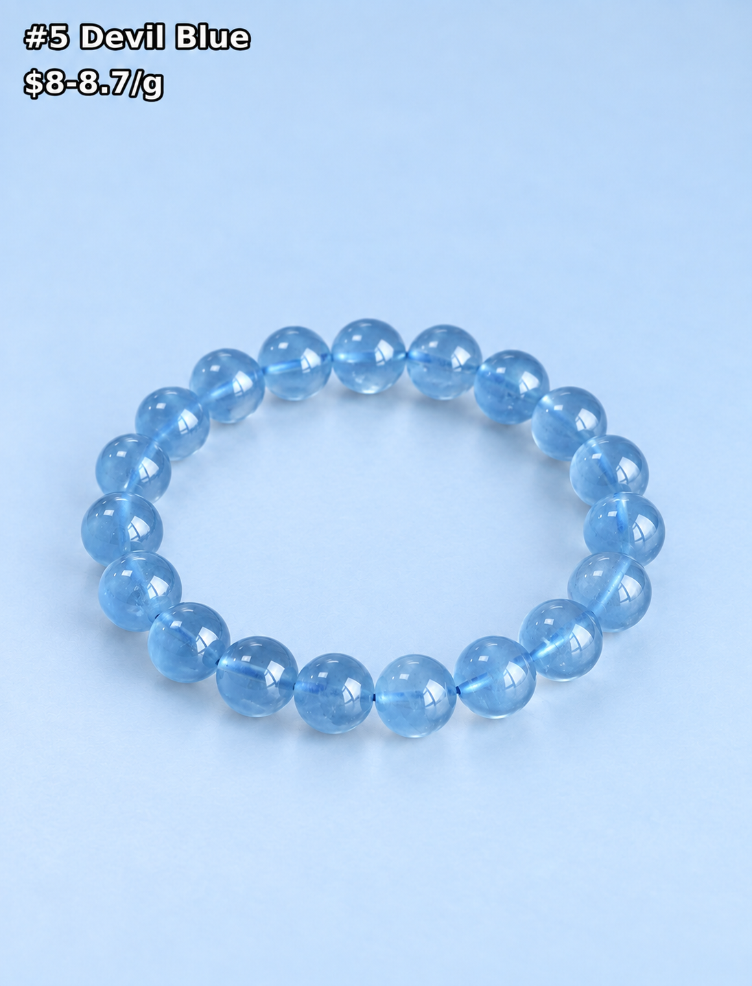 Aquamarine Beads