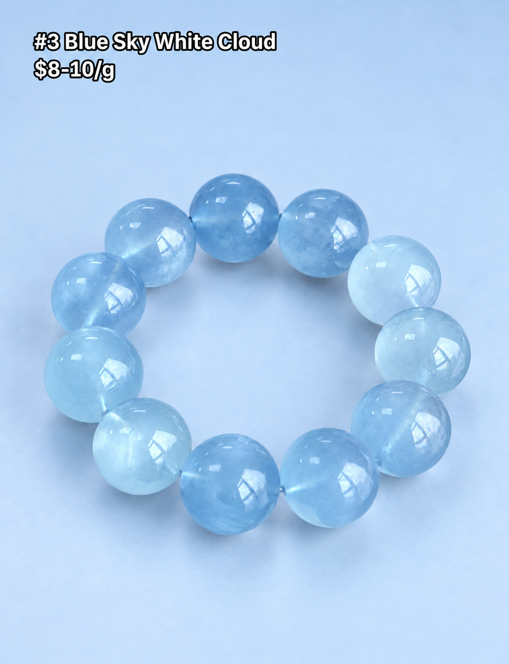 Aquamarine Beads