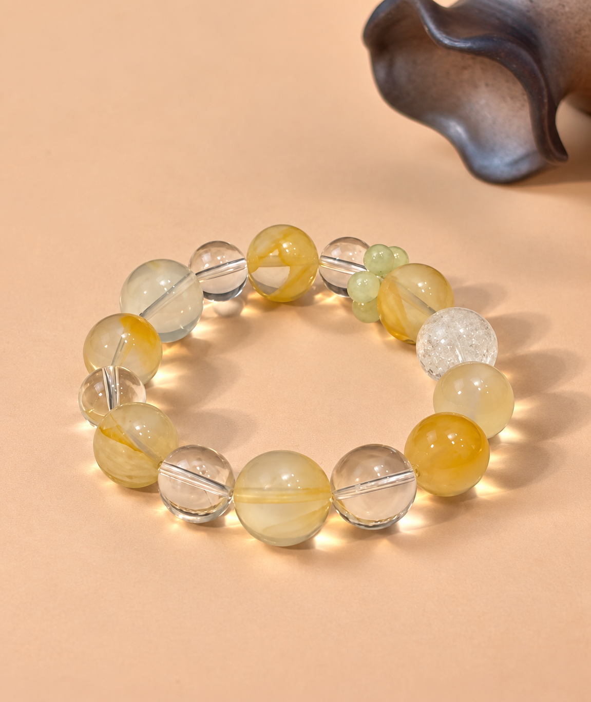 Honey Dew Beaded Bracelet