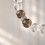 Smoke &amp; Light Beaded Bracelet