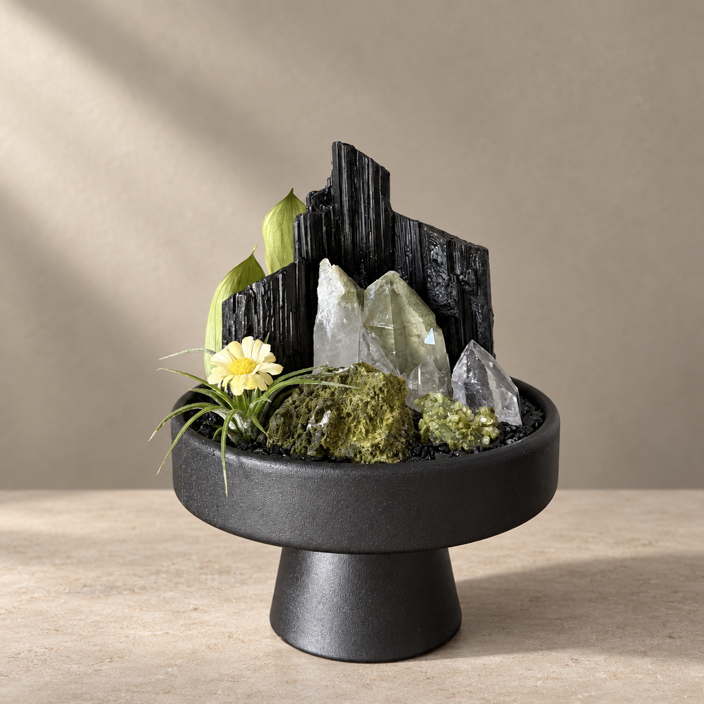 Earth’s Breath · Crystal Diffuser Bonsai