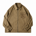Garment-Dyed Cotton Twill Chore Jacket