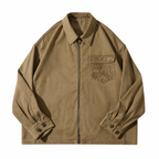 Garment-Dyed Cotton Twill Chore Jacket
