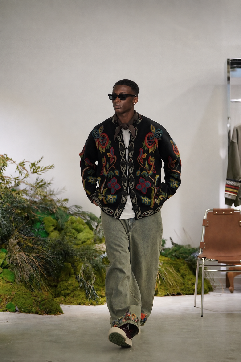 The Tashi Signature Handcrafted Floral Jacket