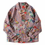 Mauve Artistic Overshirt
