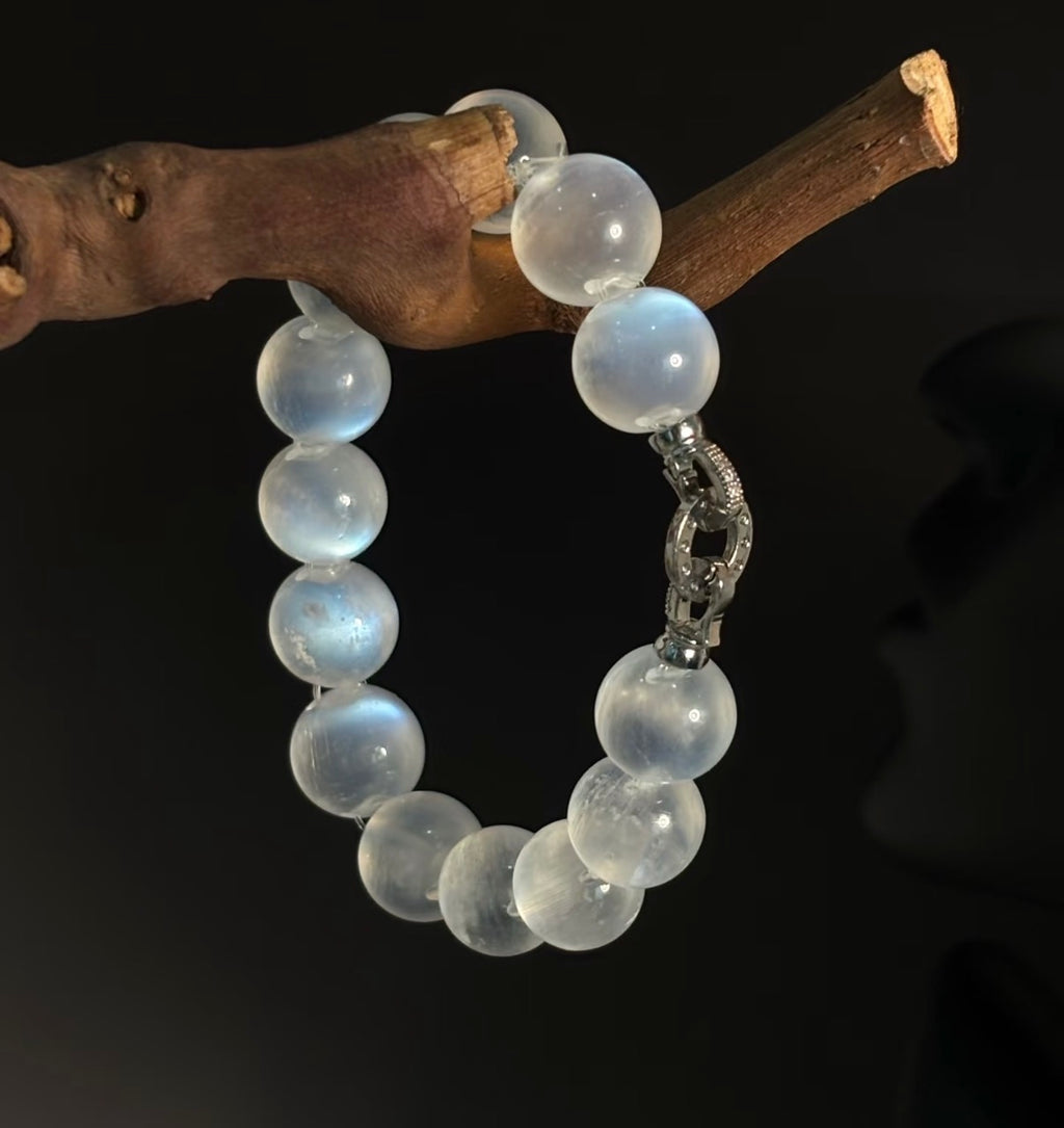 Lunar Glow Blue Moonstone Bracelet