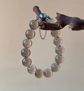 Smoky Veil Smoky Quartz Bubble Bead Bracelet