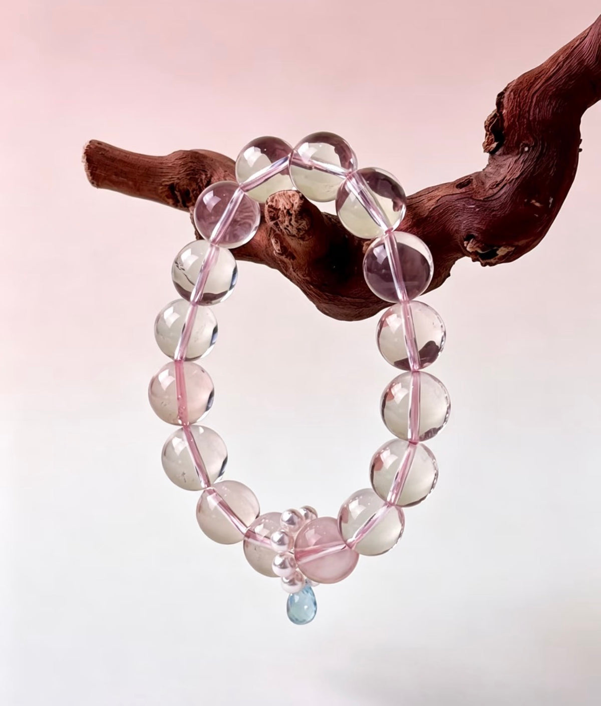 Blush Dew Rose Quartz Bracelet