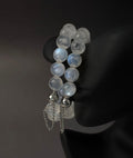Lunar Glow Blue Moonstone Bracelet (smaller bead)
