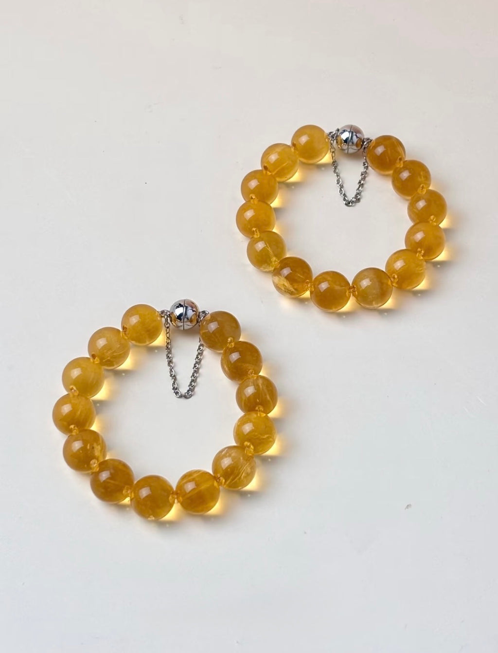 Yellow Fluorite Bubble Bracelet