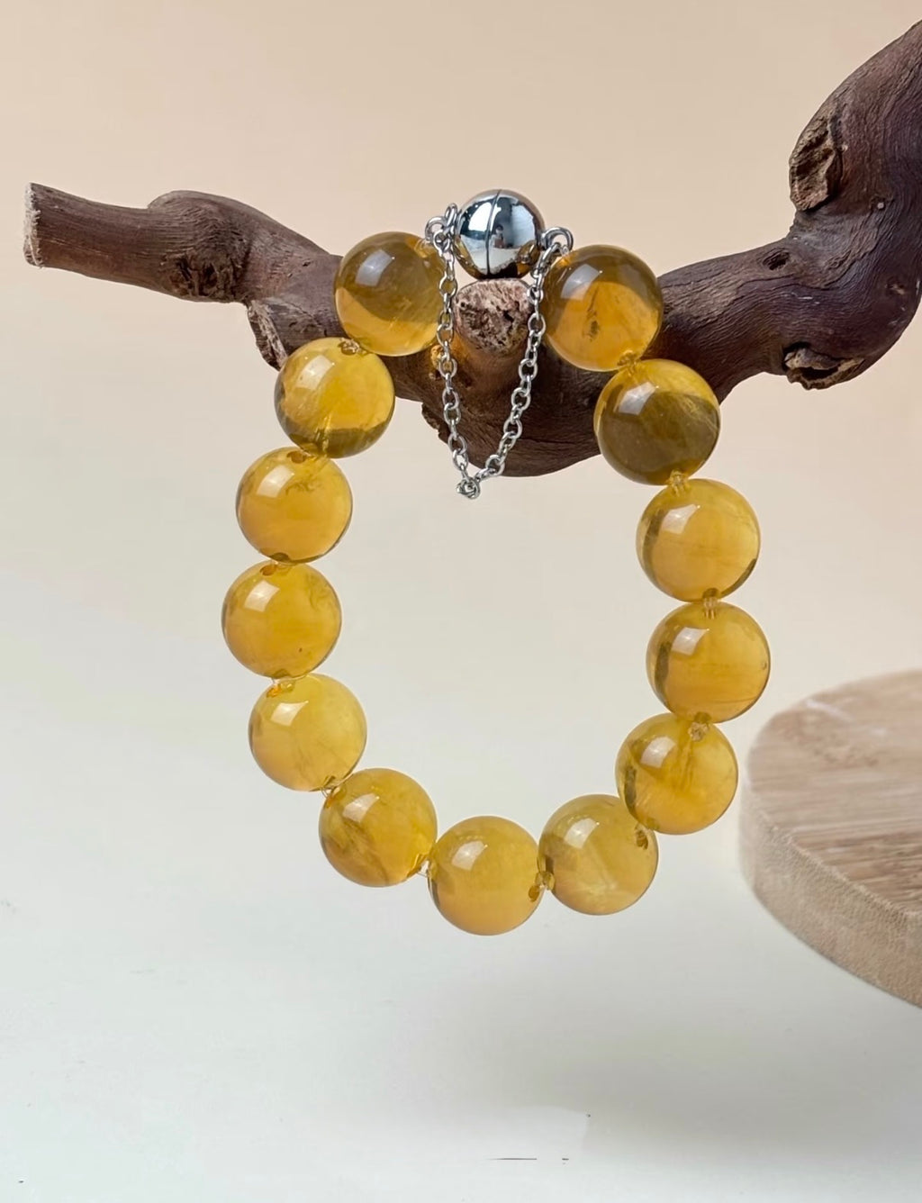 Yellow Fluorite Bubble Bracelet