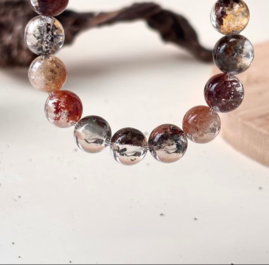 Brazilian Four Seasons Phantom Quartz Bracelet