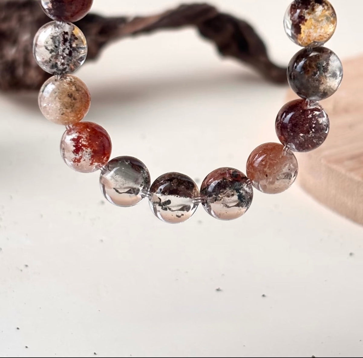 Brazilian Four Seasons Phantom Quartz Bracelet