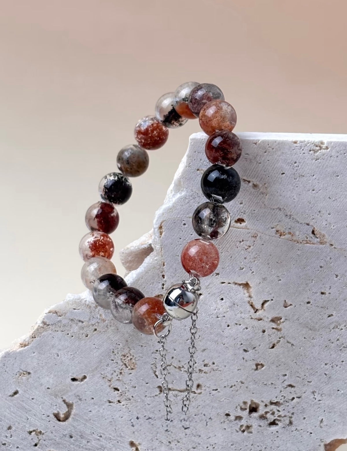 Brazilian Four Seasons Phantom Quartz Bracelet