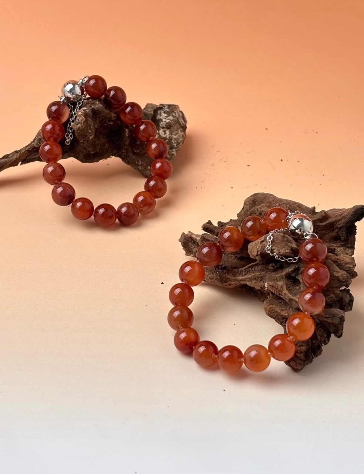 Red Rabbit Hair Quartz Bracelet