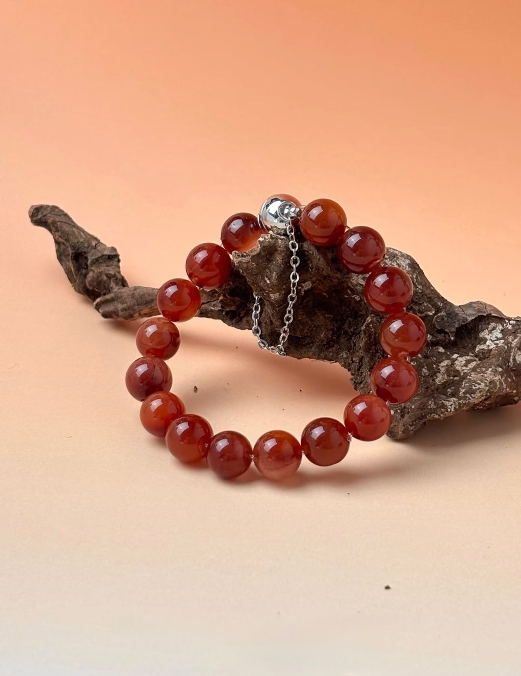 Red Rabbit Hair Quartz Bracelet