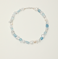 Icy Blue · Crystal Bead Necklace