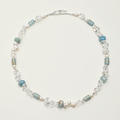 Azure Intuition Lapis Lazuli & Clear Quartz Necklace