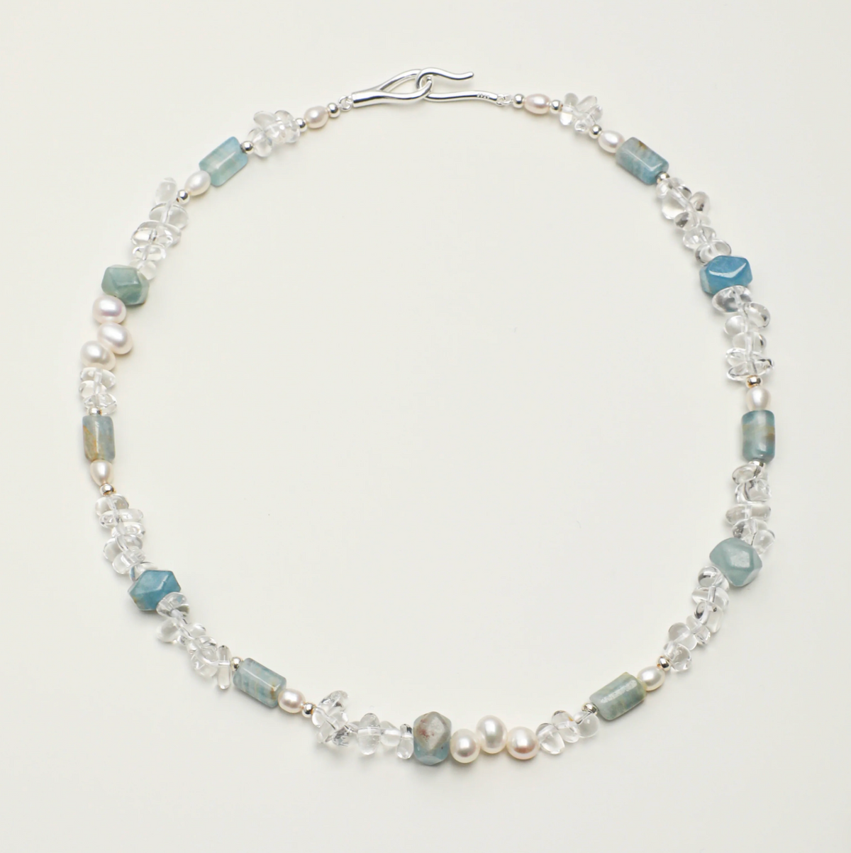 Azure Intuition Lapis Lazuli & Clear Quartz Necklace