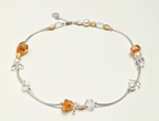 Solar Clarity Brazilian Citrine & Multi-Form Clear Quartz Necklace