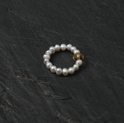 Round Pearl Ring
