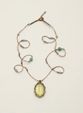 Solar Resonance Lemon Citrine & 37-Stone Long Necklace
