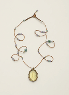 Solar Resonance Lemon Citrine & 37-Stone Long Necklace