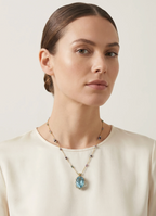 Celestial Symphony Blue Topaz & 66-Stone Long Necklace