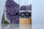 Violet Stillness Crystal Water Bottle