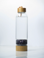 Violet Stillness Crystal Water Bottle