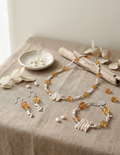 Citrine & Freshwater Pearl Jewelry Set