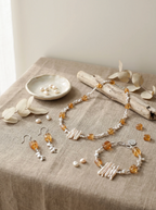 Solar Abundance Brazilian Citrine & Baroque Pearl Bracelet