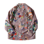 Mauve Artistic Overshirt