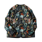 Tapestry Print Cardigan Coat