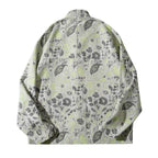 Jade Mist Floral Jacquard Jacket