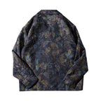 Navy Botanical Paisley Overshirt