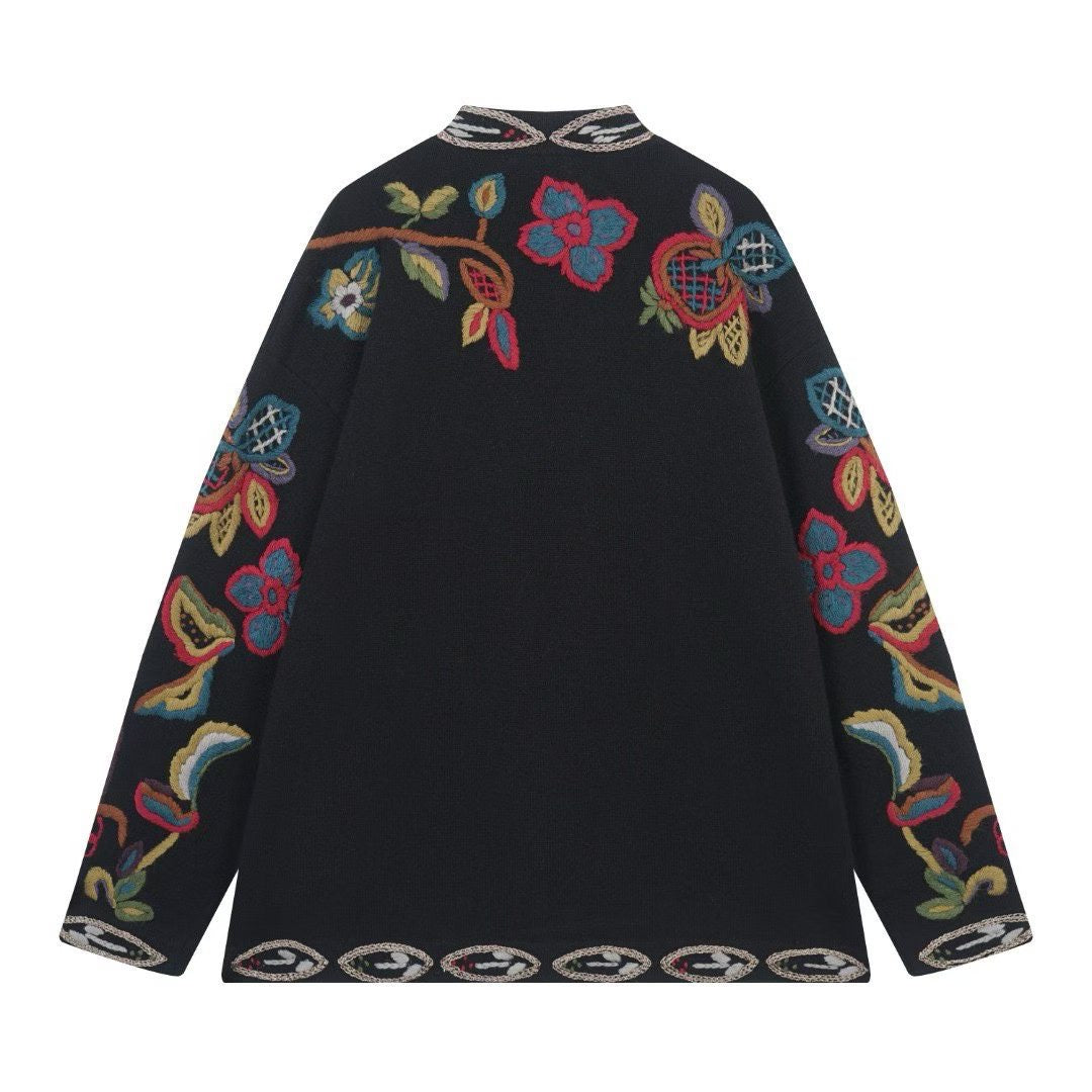 The Tashi Signature Handcrafted Floral Jacket