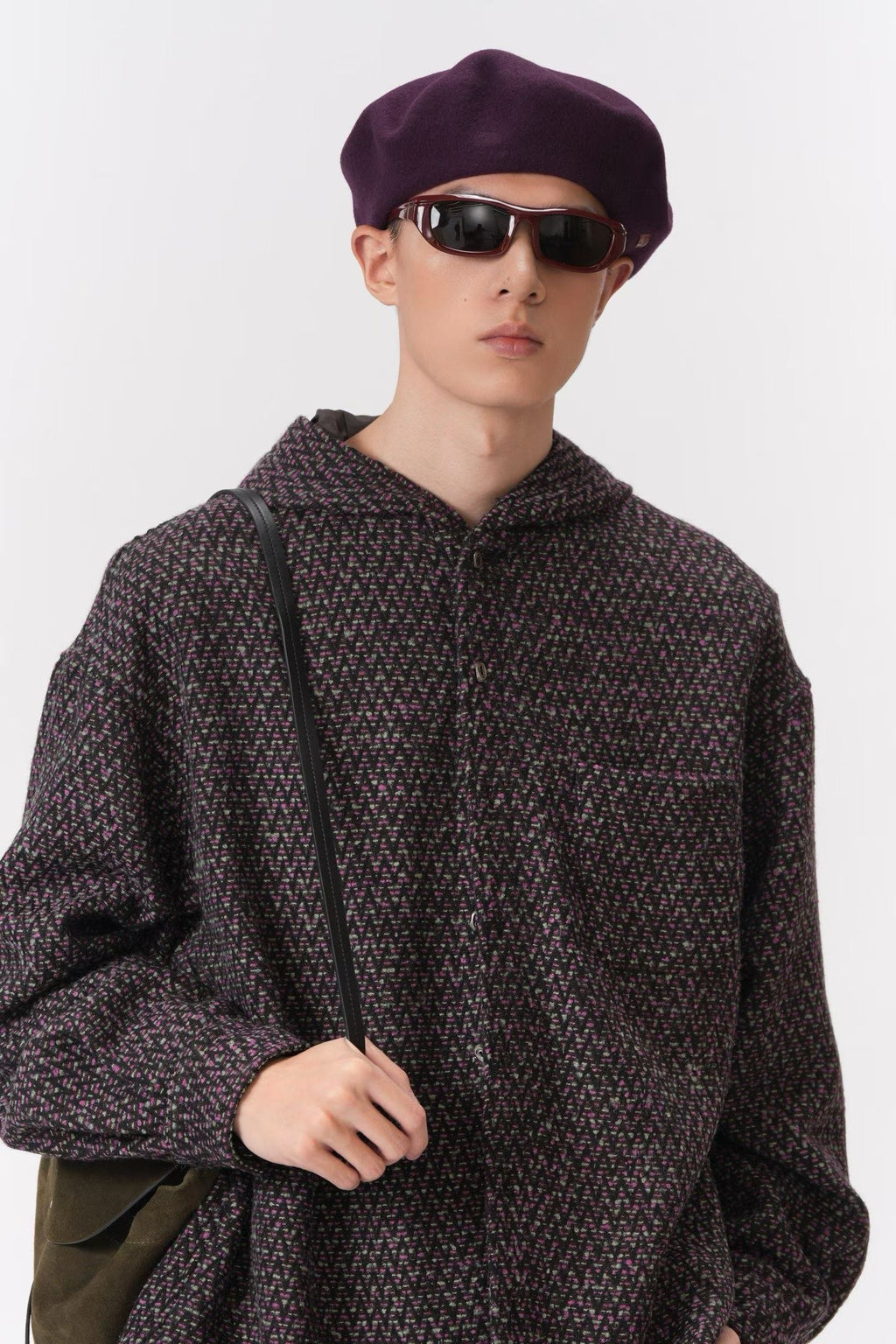 Twilight Texture Hooded Overshirt
